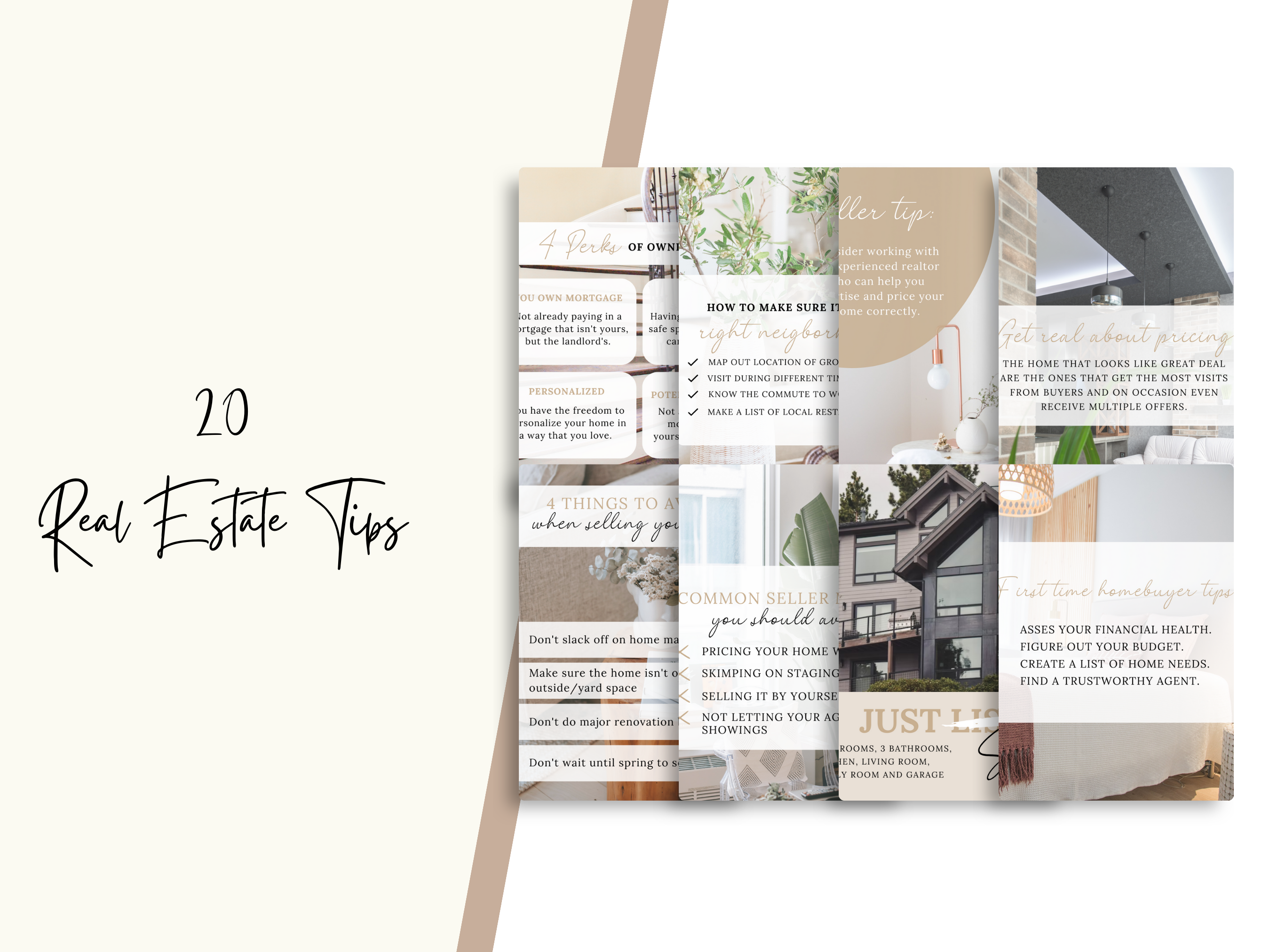 145 REAL ESTATE TEMPLATES